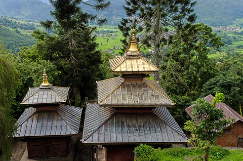 Sankhu Village, an ancient Newari settlement in the northeast of Kathmandu Valley, with traditional architecture, stone-paved streets, and historic charm reflecting Nepal’s cultural heritage.