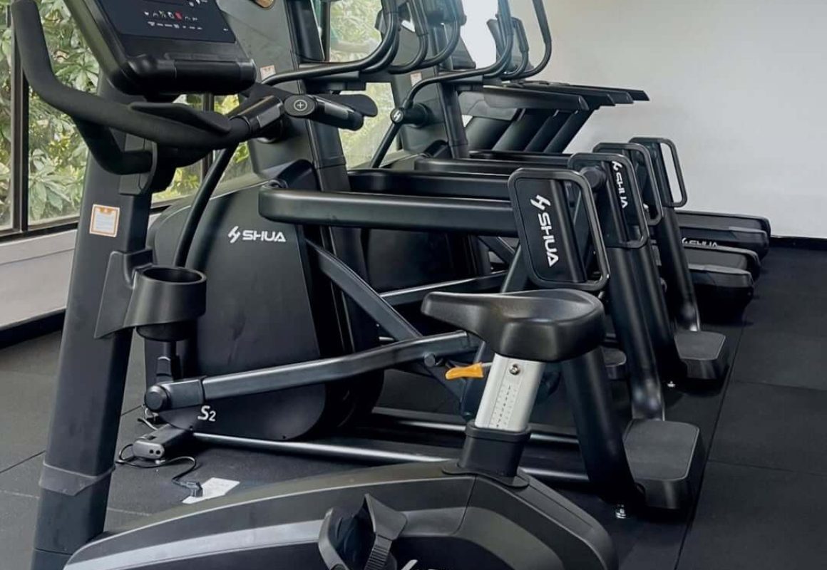 Experience a high-end fitness environment with state-of-the-art equipment, spacious workout areas, and calming interiors designed to enhance both strength and wellness.